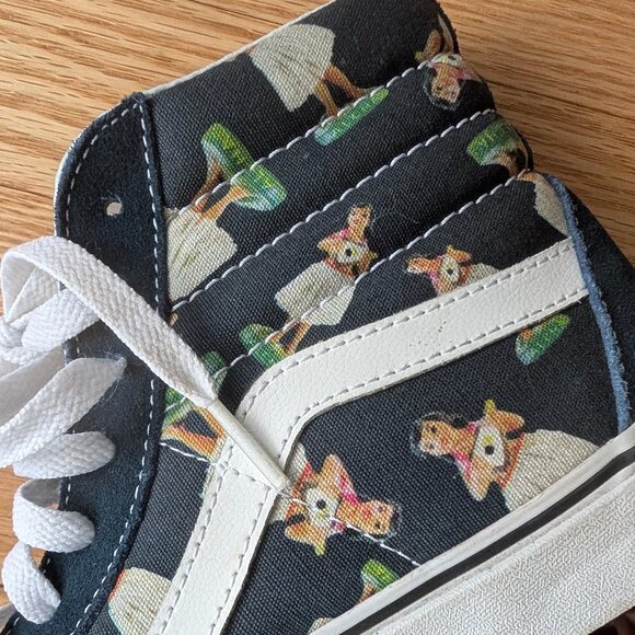 Vans Sk8-Hi Reissue Digi Hula Girl Hawaiian print high tops OFF The Wall sneaker - Picture 2 of 14